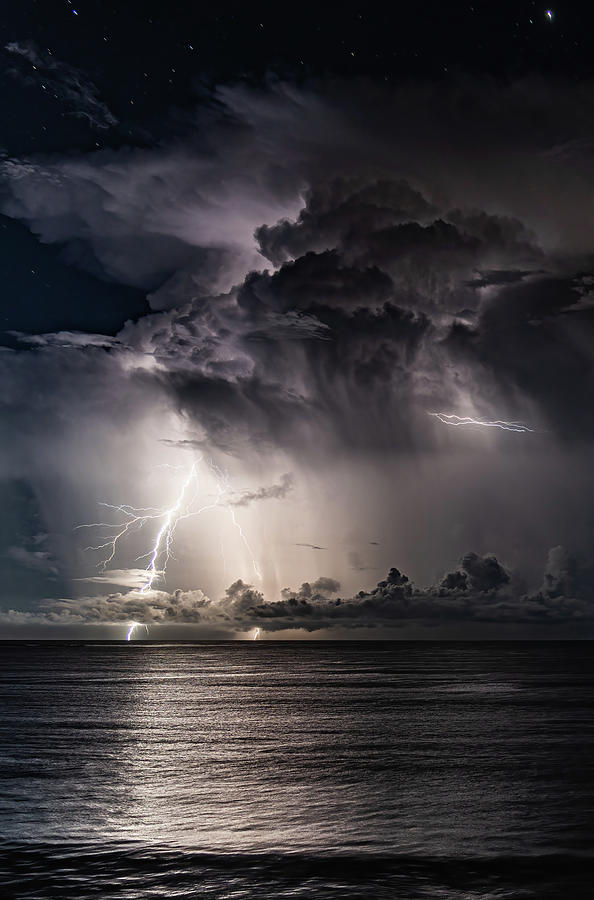 Lightning Storm Off the Coast of Mazatlan Mexico #8 Photograph by Tommy Farnsworth