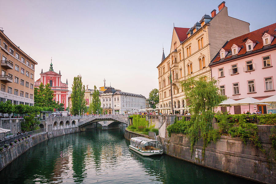 Ljubljana Photograph by Halina Jasinska - Fine Art America