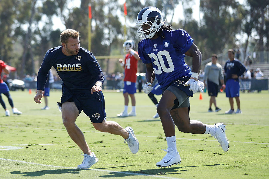 Los Angeles Rams Training Camp #8 Photograph by Josh Lefkowitz