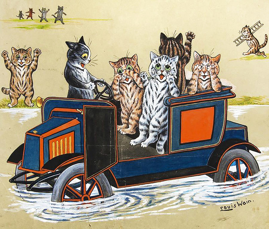 Louis Wain and His Weird Cats