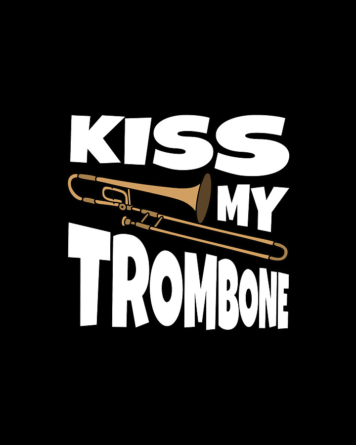 Marching Band Trombone Trombonist Marching Band Trombone Digital Art