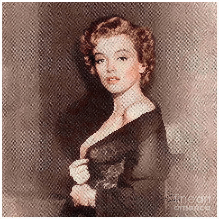 Marilyn Monroe #8 Digital Art by Jerzy Czyz
