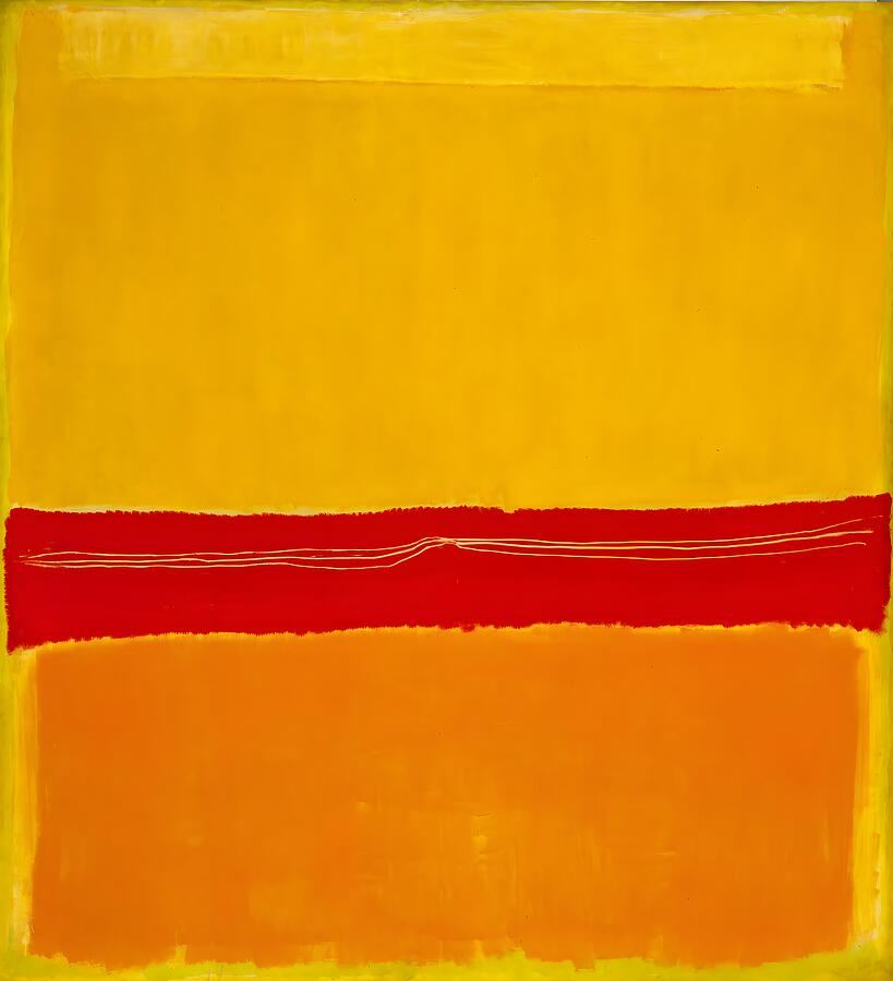 Abstract Painting - Mark Rothko Artworks, Mark Rothko Exhibition, Classic #8 by Mark Rothko