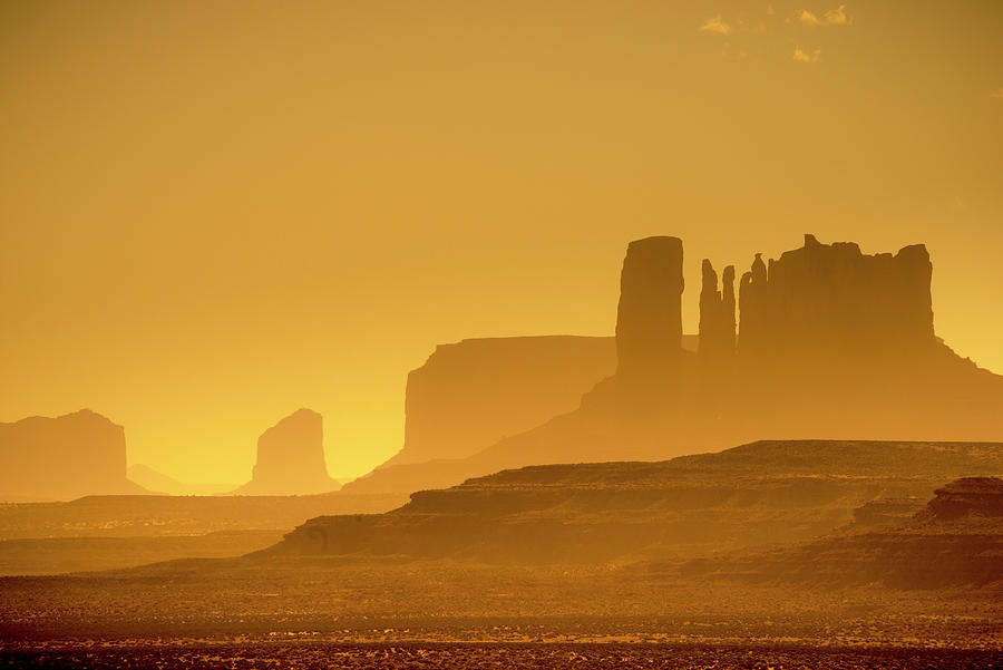 Desert Photograph - Monument Valley #1 by Alan Copson