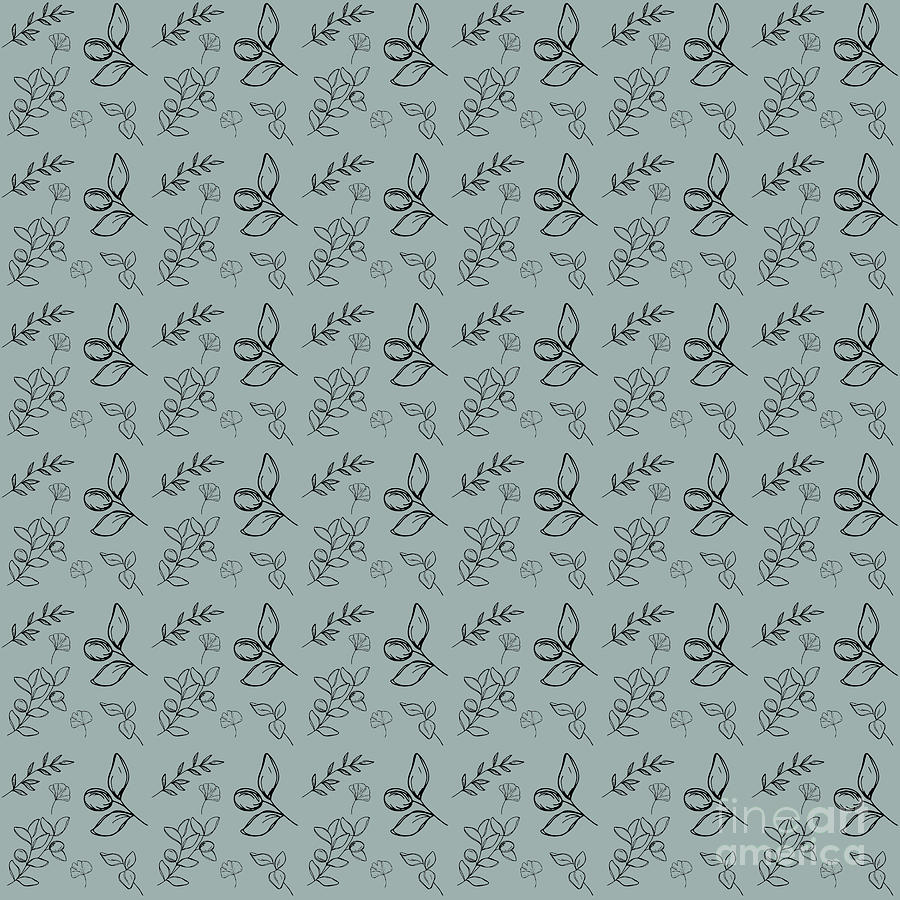 Nature Inspired Boho Farmhouse Seamless Repetitive Pattern #8 Photograph by Milleflore Images
