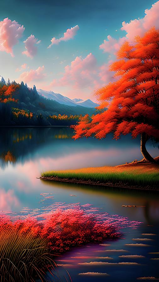 Nature landscape digital art Digital Art by Mihai B - Fine Art America