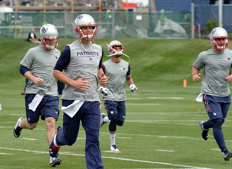 New England Patriots OTAs #8 Photograph by Darren McCollester
