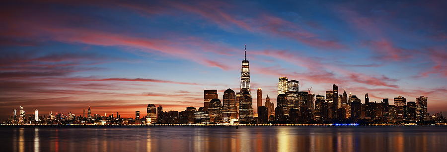 New York City skyline #8 Photograph by Songquan Deng