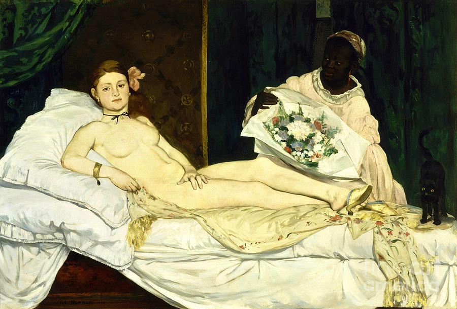 Olympia #8 Painting by Edouard Manet