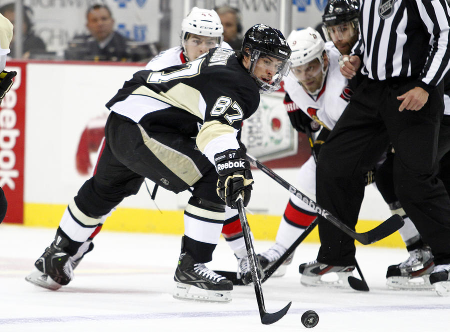 Ottawa Senators v Pittsburgh Penguins - Game One #8 Photograph by Justin K. Aller