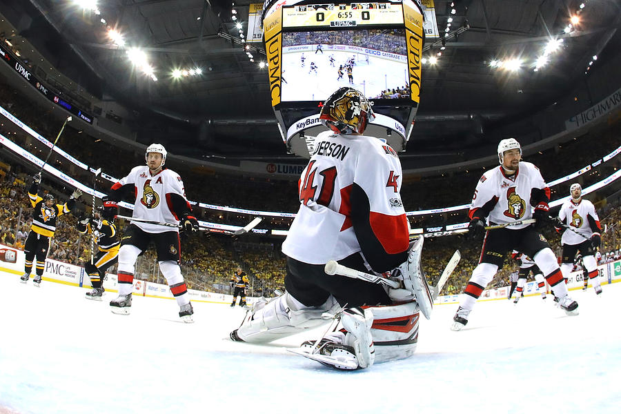 Ottawa Senators v Pittsburgh Penguins - Game Two #8 Photograph by Bruce Bennett