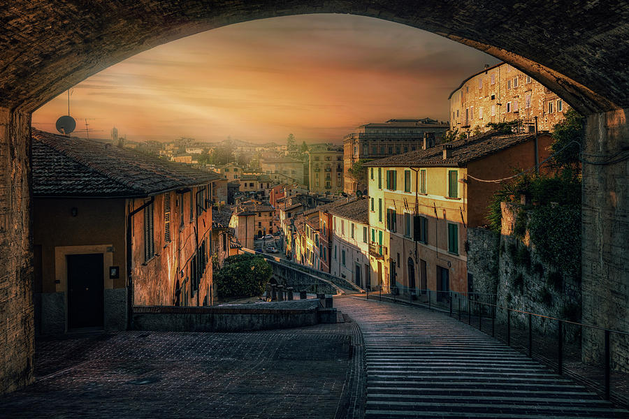 Etruscan Photograph - PERUGIA, 1st Place Winner Competition by Joana Kruse
