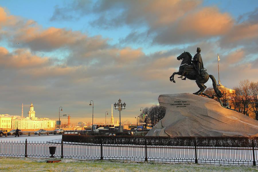 Peter 1 monument in Saint-petersburg #8 Photograph by Mikhail Kokhanchikov