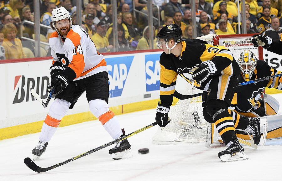 Philadelphia Flyers v Pittsburgh Penguins - Game One #8 Photograph by Justin Berl