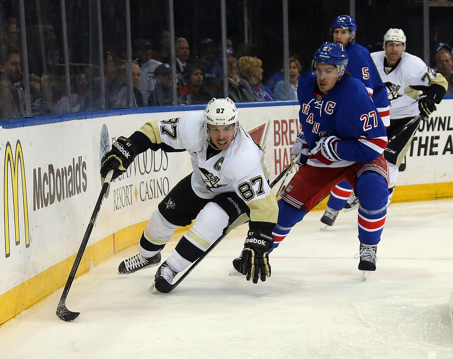 Pittsburgh Penguins v New York Rangers - Game Five #8 Photograph by Bruce Bennett