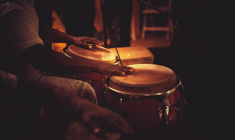 Playing Congas #8 Photograph by Thepalmer