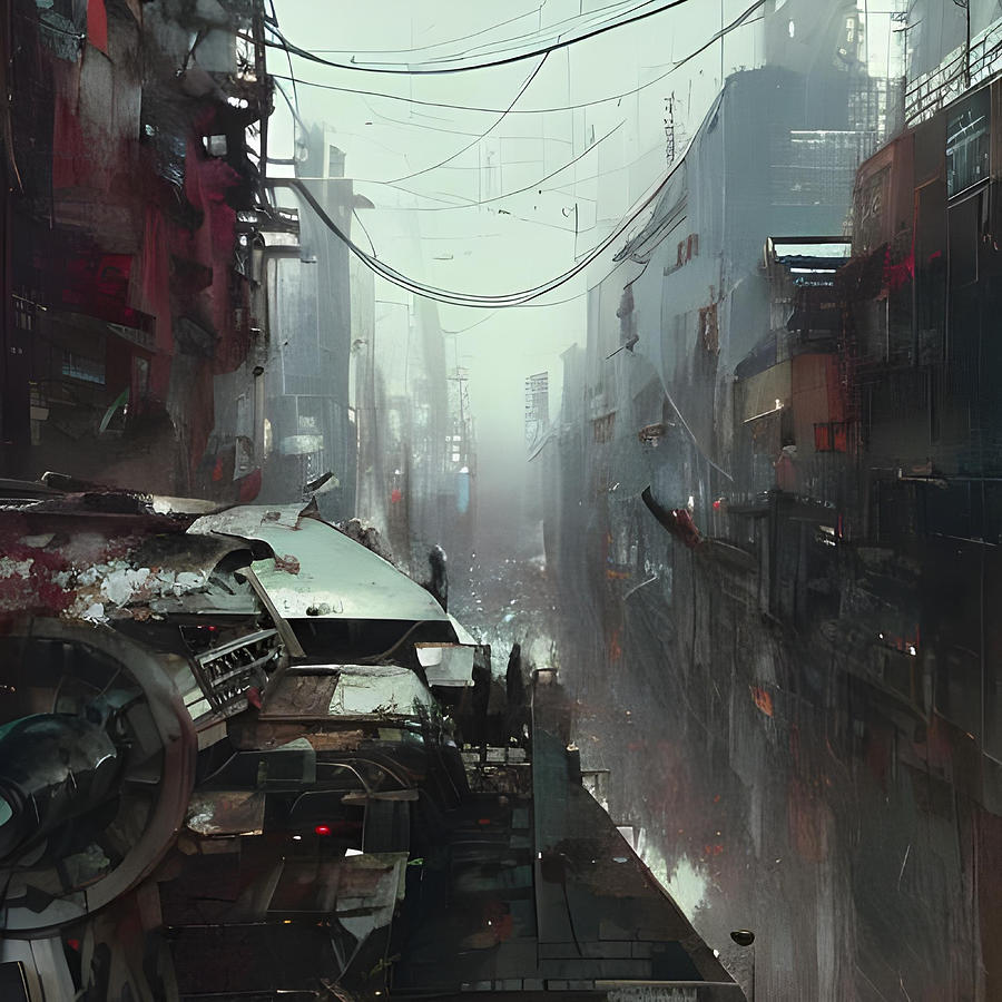 Post-apocalyptic Vorticism Digital Art by Americo Rodrigues - Fine Art ...