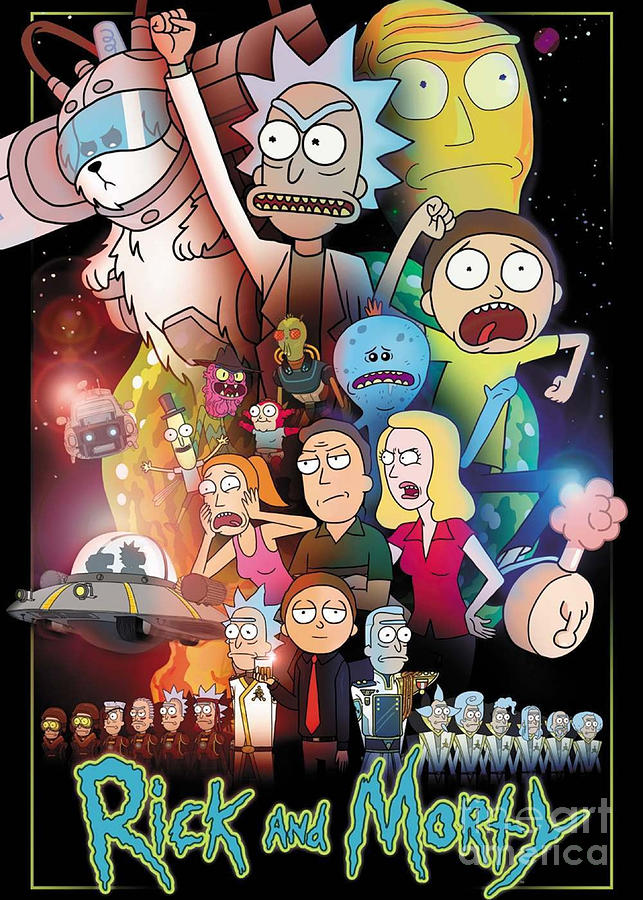 Rick And Morty Digital Art by Nam Sary - Fine Art America