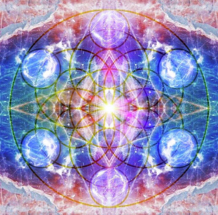 Sacred Geometry Light Language Activation Art Digital Art By Dean Marston