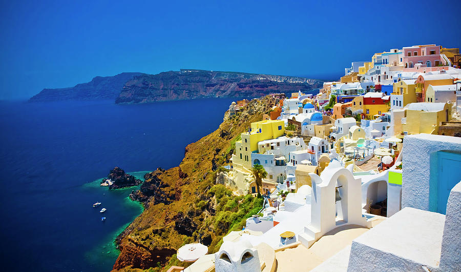 Santorini Photograph by Halina Jasinska - Fine Art America