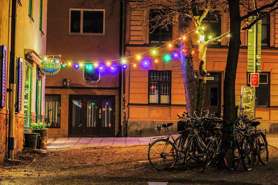 Stockholm night #8 Photograph by Alexander Farnsworth