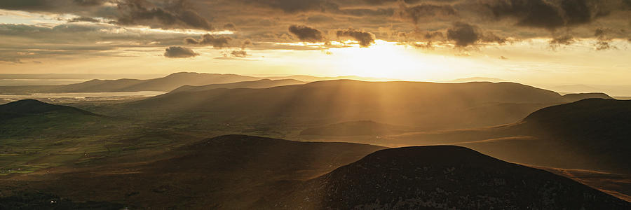 Sunset Photograph - Sunset in the Mourne Mountains #8 by Darren Forde