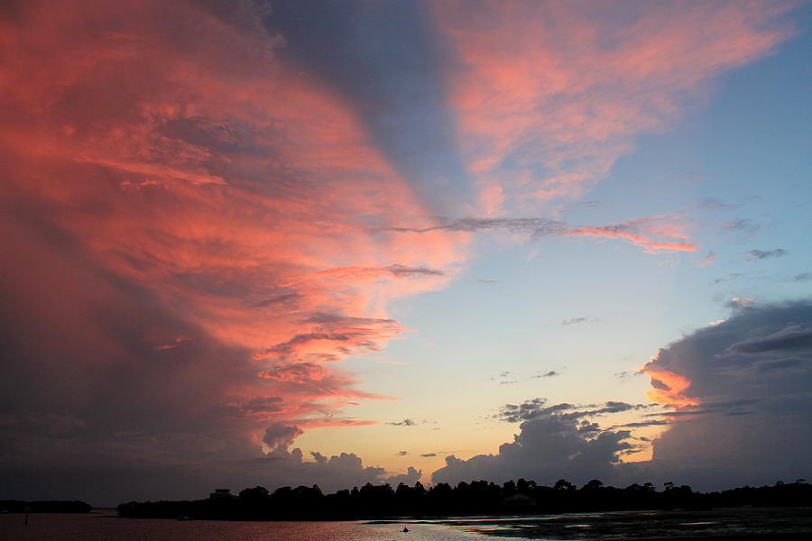 Sunset Sky #8 Photograph by Jindra Noewi