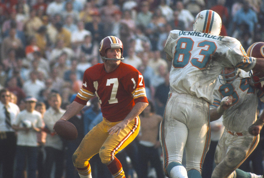 Super Bowl VII - Washington Redskins v Miami Dolphins #8 Photograph by Focus On Sport