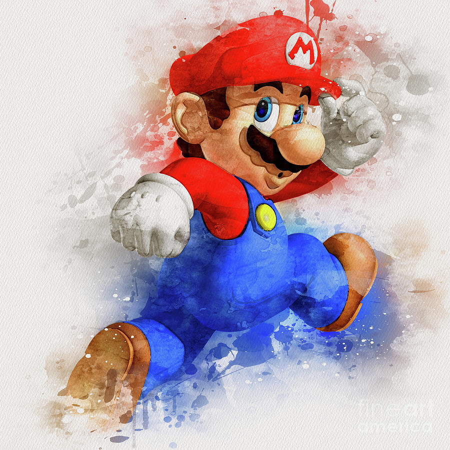 Super Mario Luigi Painting by Kun Funny - Fine Art America