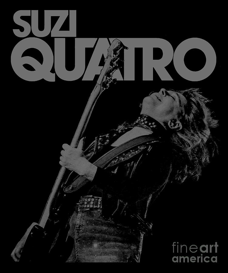 Suzi Quatro Digital Art by Angela Pwa | Fine Art America