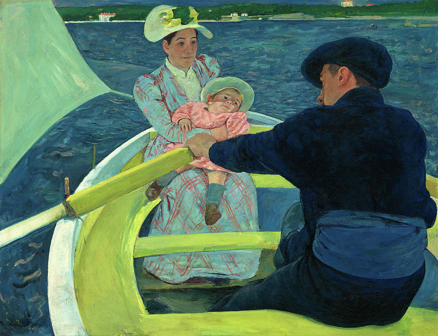 Summer Painting - The Boating Party #8 by Mary Cassatt
