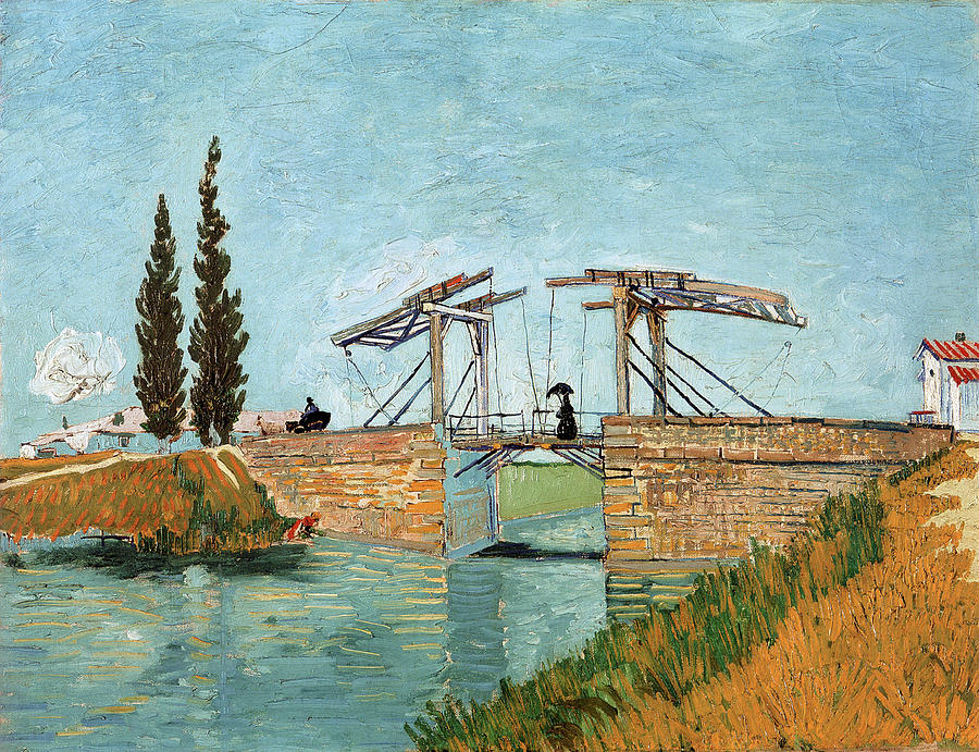 Vincent Van Gogh Painting - The Langlois Bridge #8 by Vincent van Gogh