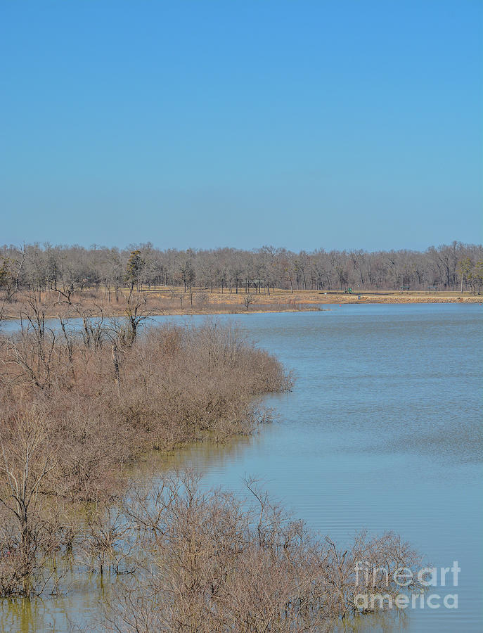 The view of Lake Hugo at Klamichi Park Recreation Area in Sawyer ...