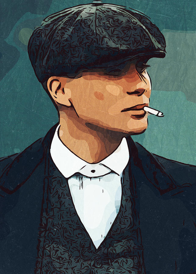 Thomas Shelby Artwork Painting by Taoteching Art