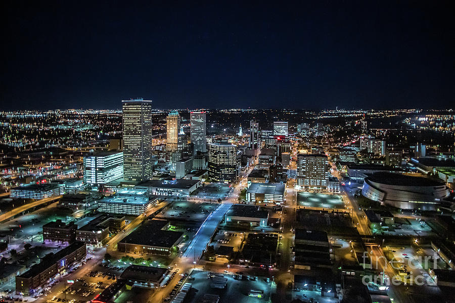 Tulsa Oklahoma Downtown Business District Aerial Skyline Photography #8 ...