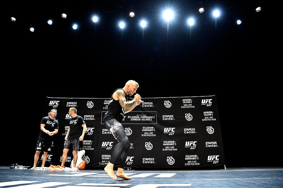 UFC 227 Open Workouts #8 Photograph by Jeff Bottari