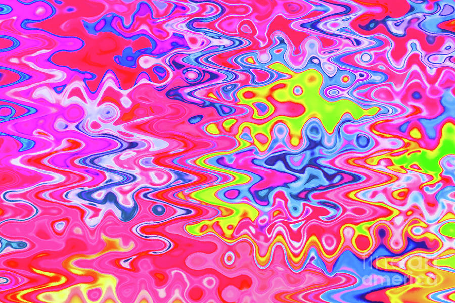 Wavy Psychedelic Digital Art by Jonathan Welch - Fine Art America