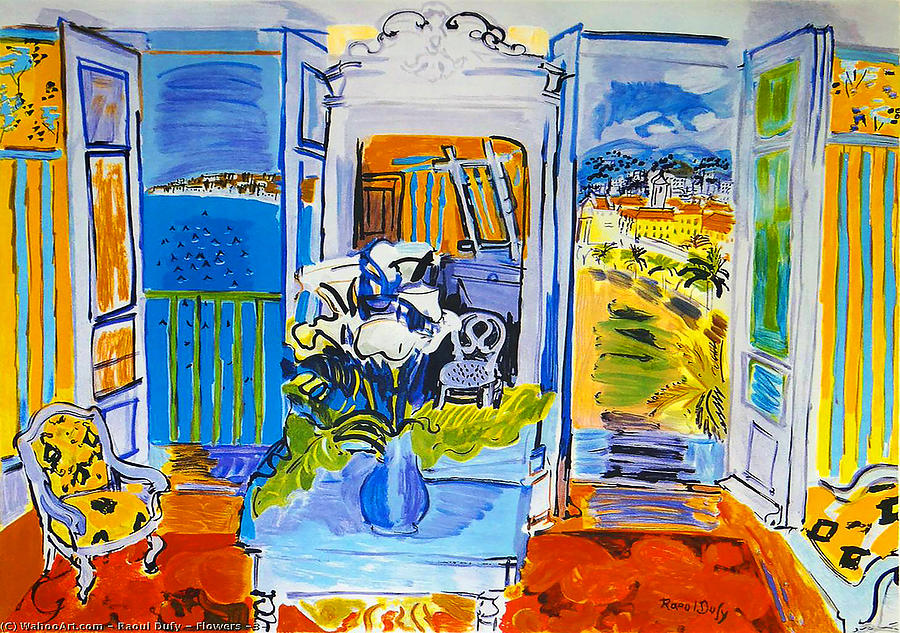 Raoul Dufy Painting by Abdo Er-ramdany - Fine Art America