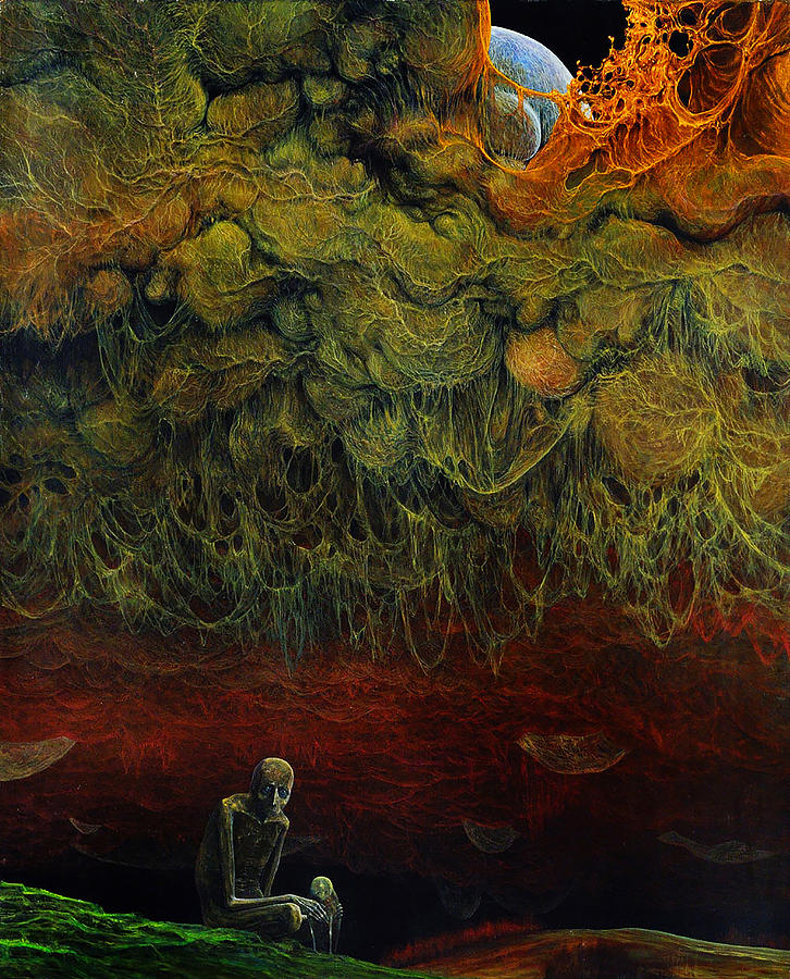 Zdzislaw Beksinski Painting by Ahmed Karimi - Pixels