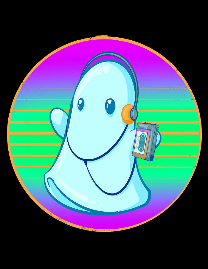 80s Ghost Drawing