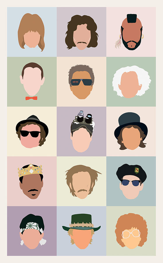 80s Movie Icons...the Guys Photograph by Mitch Frey