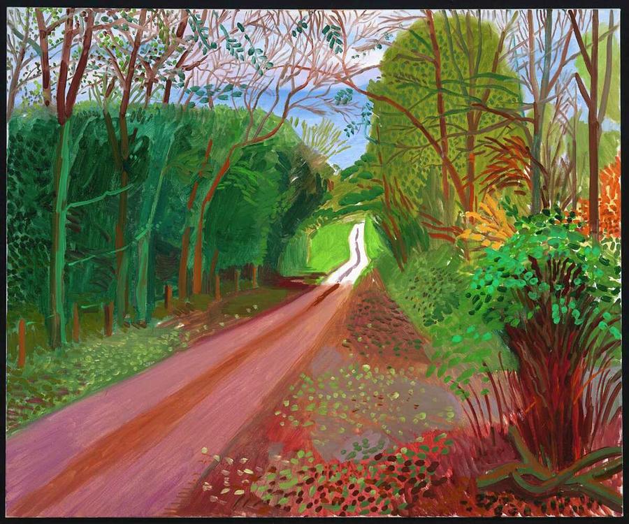 David Hockney Art Painting By Mouhcine Najimi Pixels   81 David Hockney Art Mouhcine Najimi 