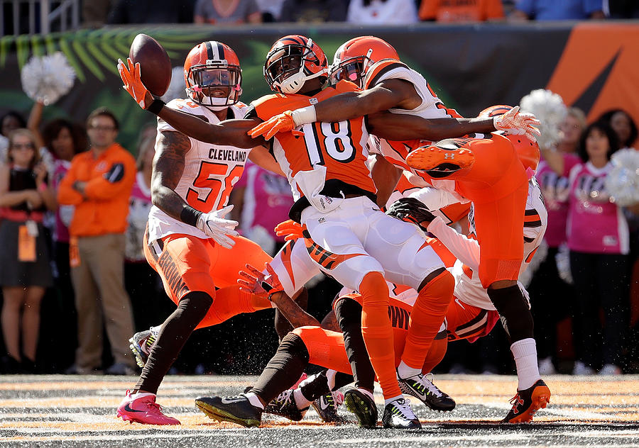 Cleveland Browns v Cincinnati Bengals #82 Photograph by Andy Lyons