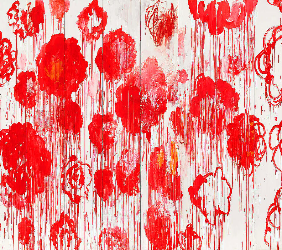 Cy Twombly Painting by Vintage Illustrations - Pixels