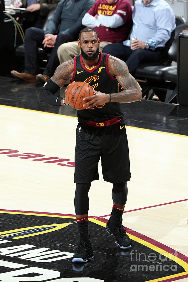 Lebron James #84 Photograph by Nathaniel S. Butler