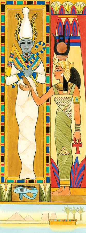 842269 Isis And Osiris Drawing