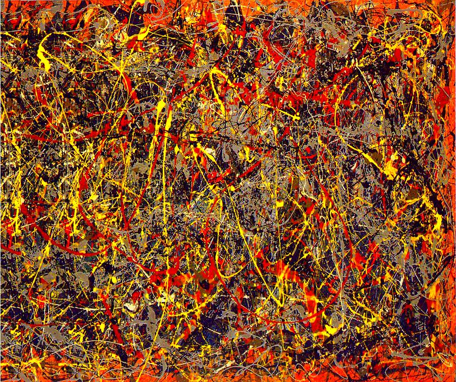 Jackson Pollock Art Painting by Mouhcine Najimi - Pixels