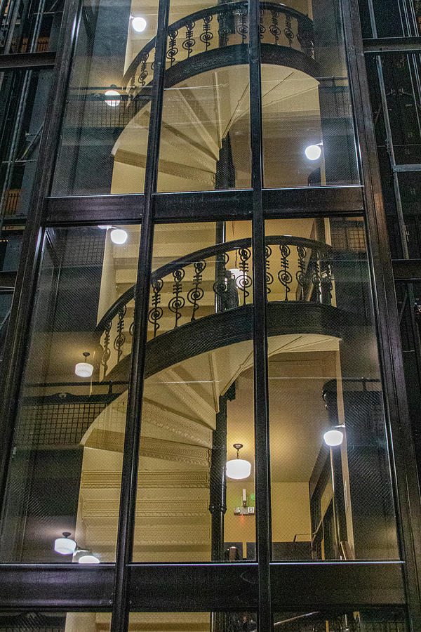Endicott Building Winding Staircase_8527 Photograph by Linda Triplett Endicott Building Winding Staircase_8527 Photograph by Linda Triplett