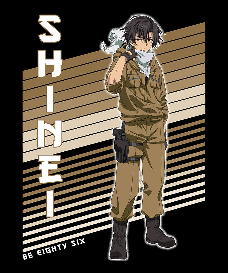 86 Eighty Six Shinei Nouzen Shin Character Drawing by DNT Prints - Pixels