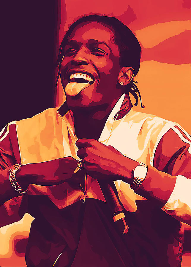 ASAP Rocky Asap Rocky Digital Art by Saini Nagy